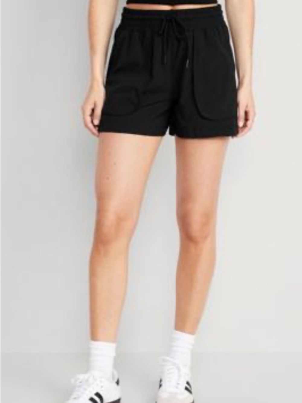 Old Navy Black Drawstring Athletic Shorts